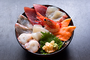 海鮮丼の写真
